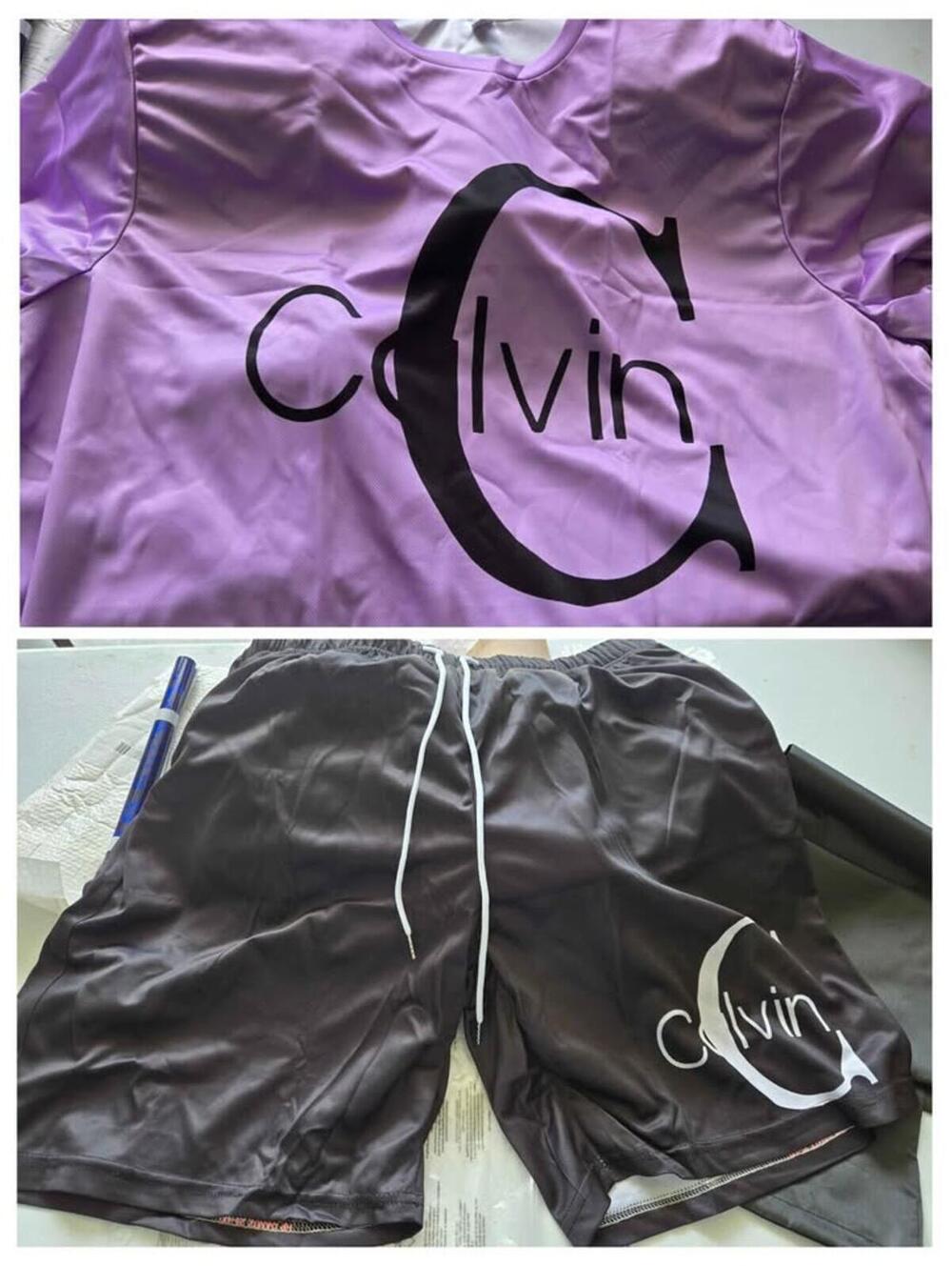 Purple & black loungewear 2 pc set 4XL (read description)